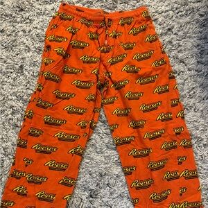 Reese's Orange Womens Pajama Bottoms